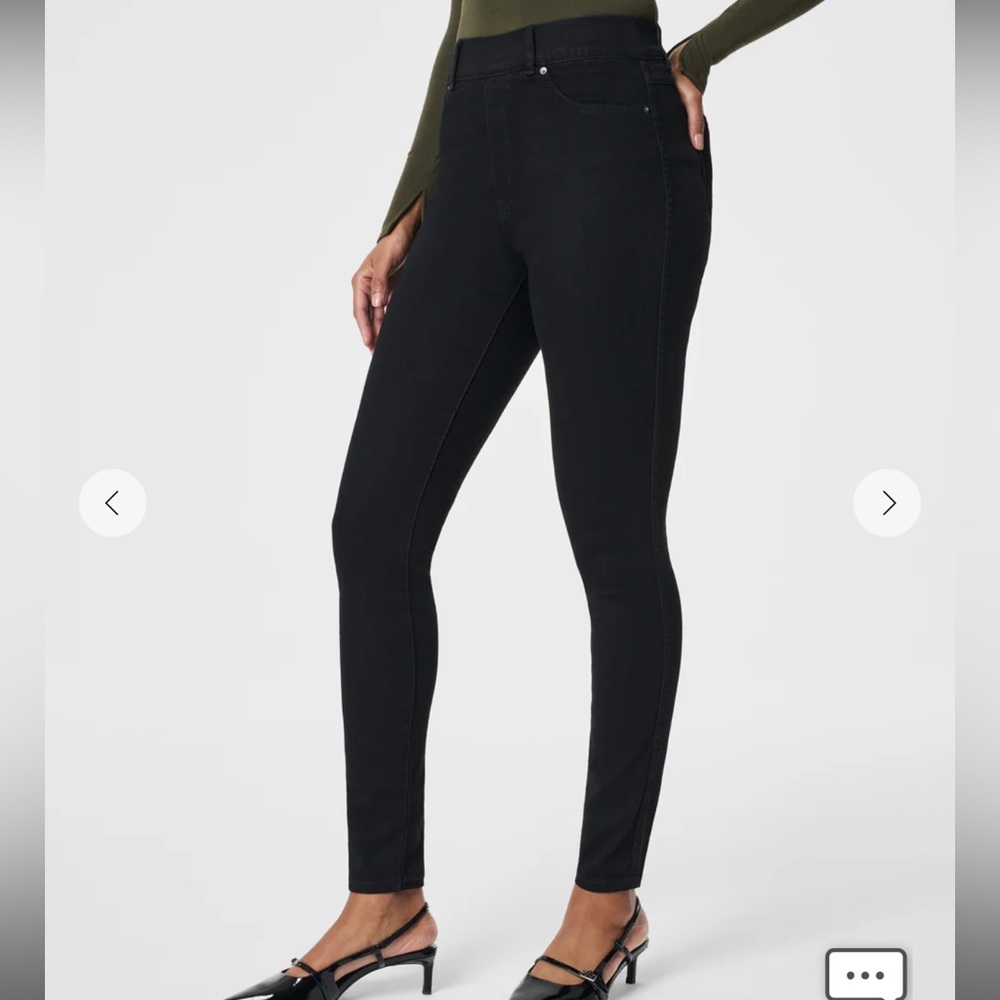 SPANXshape EveryWear Ankle clean black skinny jeans NWT L